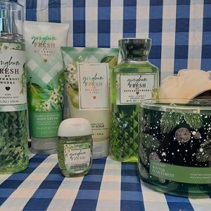 Bath & Body Works Gingham Fresh Bundle...7 PIECES